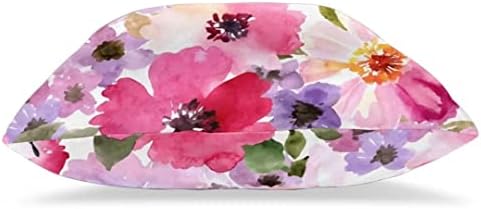 Sunshineyan proljetni cvjetni jastuk 18x18 set od 2, akvarel višebojni-cvijeće bacaju jastuk na poklopcu