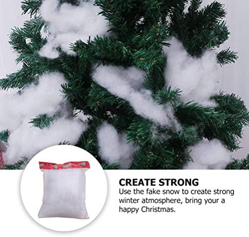 SOIMISS White Decor 2 torbe Božić lažni snijeg dekor pamuk kao plišani snijeg umjetni snijeg zatvoreni