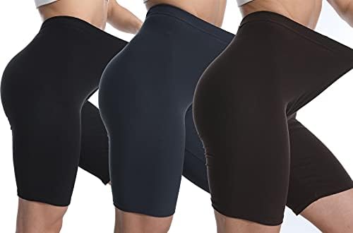 QYQ biciklističke gaćice za žene - 8 Mekaste rastezanje atletske ljetne kratke hlače za pod treniranjem