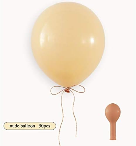 Nude baloni 12 inčni 50 kom balone za bebe balone za zabavu Happy Rođendan ukras marelice Tropical