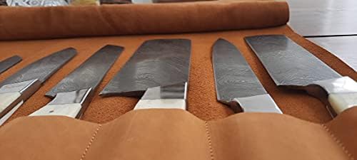 chef nož torba / Travel-Friendly Chef nož wrap Bag / prave kože nož Roll | čuvanje torba ručke Carry Case kuhinja