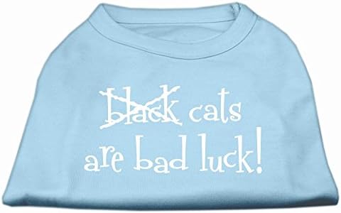Crne mačke su loša sreća zaslon za tisak Baby Blue XXXL20