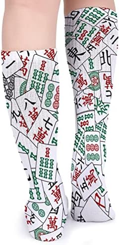 Mahjong Tube Socks Crew Socks Prozračne atletske čarape Čarape na otvorenom za uniseks