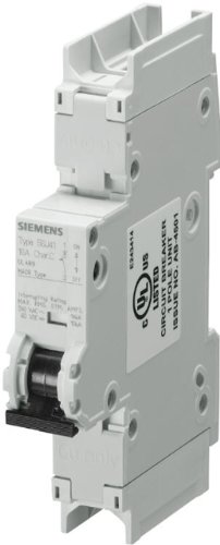 Siemens 5sj41018HG41 minijaturni prekidač, ul 489 ocijenjeni, 1 polni prekidač, 1 ampera maksimumalan,
