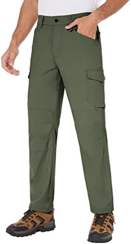 Puli muške rastezanje pantalona za planinarenje vodene hlače na vanjskim radnim hlačama 7 džepova