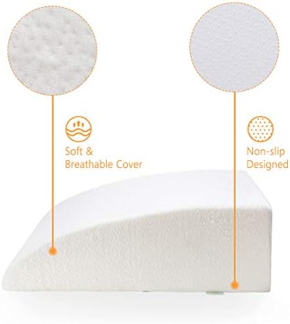 Oasisspace 8 jastuk za podizanje nogu sa top memorijskim pjenama - jastuk za odmor za cirkulaciju