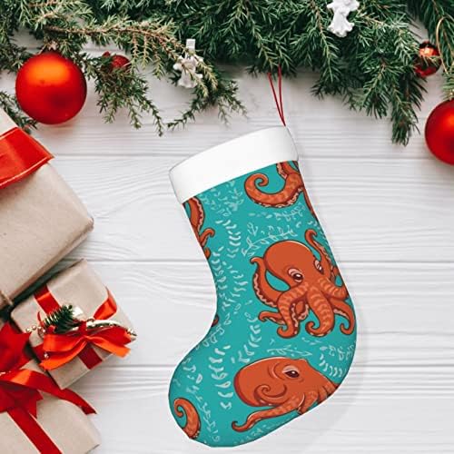 Austenstern Božićne čarape podvodno životinjski duboki morski dvostrani kamin viseći čarape