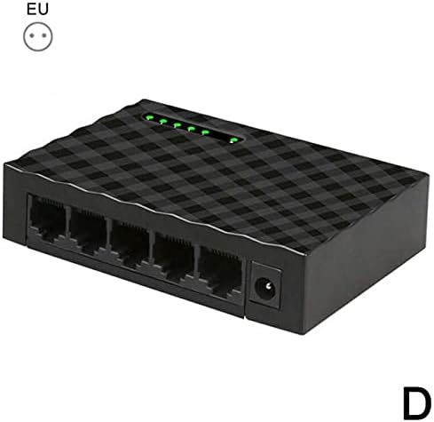 Konektori 5 Port Gigabit Switch 10/100 / 1000Mbps Automatski MDI-MDIX adapter EU / US RJ45 LAN mrežom