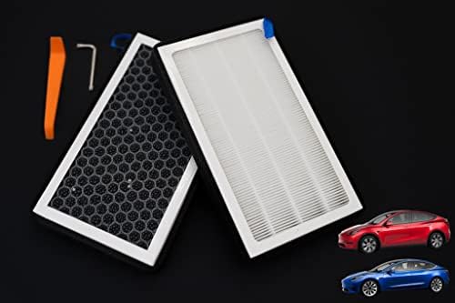 ICBL kabinski filter za Tesla Model 3 Model Y Pack od 2 kom set sa alatima Visoka efikasnost nadograđena HEPA
