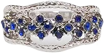 Modni prstenovi za žene safirni par zvoni kubični zirkonijski vjenčanik za žene za angažman prsten za