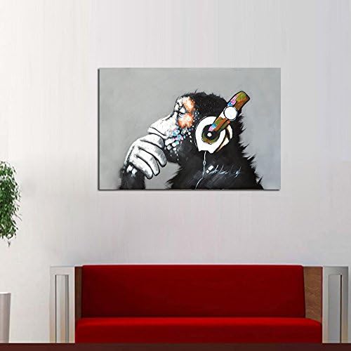 HASYOU - 11 ručno rađena Gorilla uljana slika na zidu od platna umjetnički dekor za dom dnevni boravak