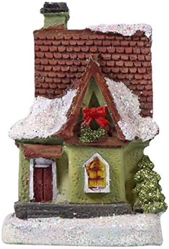 NUOBESTY sela pejzažni dodatak Osvijetlite božićnu scenu seoska kuća Mini seoske kuće minijaturna