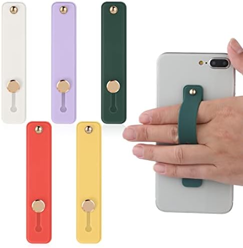 Cobee držač za prst s petljom za telefon, 5 kom trake za držanje telefona Silikonski držač za prst za prst držač