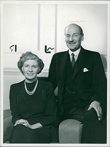 Vintage fotografija grofa Attleeja i supruge Terese Ahern.