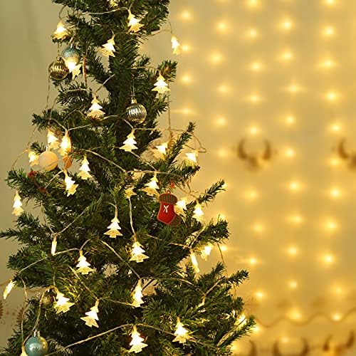 KAILEDI Božićna svjetla, 40 LED božićno drvo Fairy svjetla na baterije 2 načina rada, za unutarnje