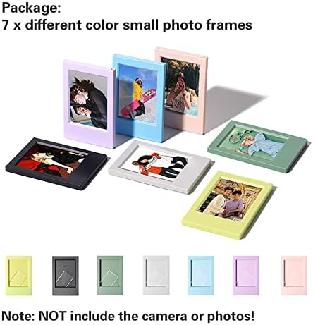 HIYQIN 2x3 instax mini okvir, 7 pakovanja malih okvira za fotografije za Instax/Polaroid 3-inčni Mini okviri