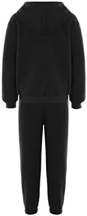 Loloda Boys Girls 2pcs Sportsko trenerka Unisex pulover dukserica s jogging hlačama postavljenim za planinarenje