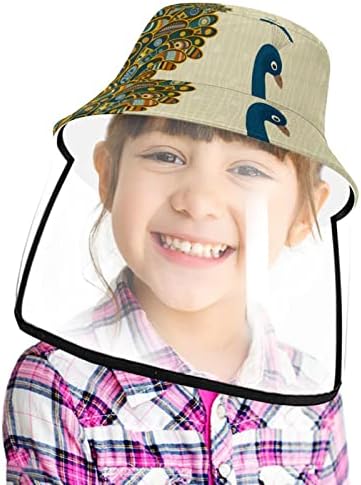 Zaštitni šešir za odrasle sa štitom za lice, ribarski šešir protiv sunčeve kape, vintage životinjski