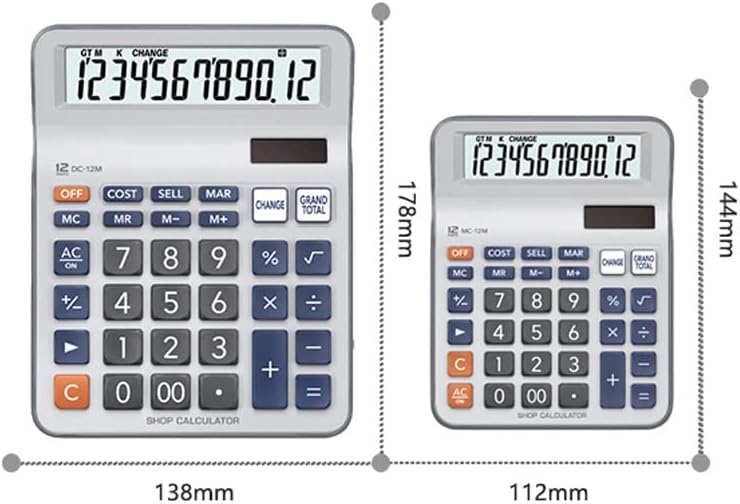 XWWDP Desktop kalkulator 12-znamenkasti kalkulator Business Office Computer Office poslovni materijal