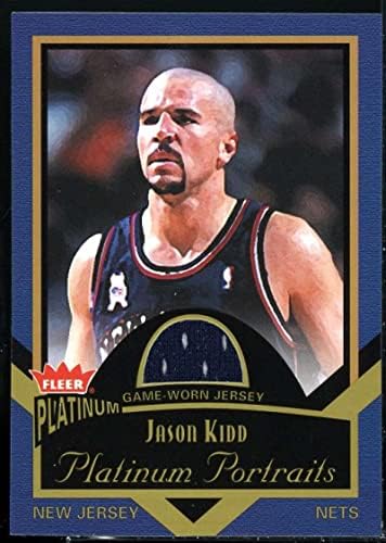 Jason Kidd Card 2002-03 Pleelar Platinum Portrets Igra igru ​​1JK