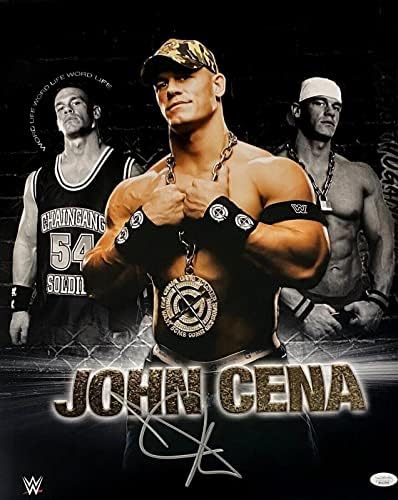 WWE Exclusive John Cena potpisao je autogramirano 16x20 fotografija JSA provjera identiteta
