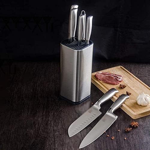 Kvadratni držač noža-Kuhinjski multifunkcionalni držač noža od Nehranjivog čelika blok noža