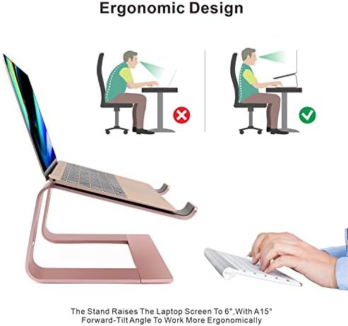 Stalak za Laptop, ergonomski aluminijumski stalak za računar za laptop, odvojivi nosač za Laptop,stalak