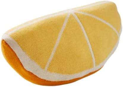 Slikoviti 3D lubenica narančasta jastuk, punjeni jastuci od voća, slatka ukrasna igračka za djecu
