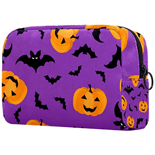 Leveis Halloween bundeve i paukovne torbe za malu šminku za torbicu Travel Kozmetička torba prijenosna toaletna