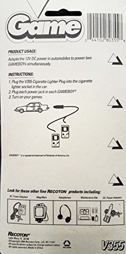 Dvostruki Adapter za struju za automobil za GameBoy Original