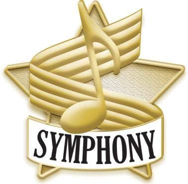 Crown Awards 1 X 1 Simfonijski pin, emajl muzički pinovi prekrasan simfonijski pin za muzičare
