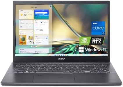 Acer Aspire 5 a515-57G-735F Slim Laptop | 15.6 Full HD IPS | Intel Core i7-1260p | NVIDIA GeForce
