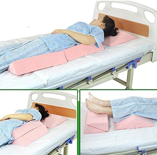LJYLJH Kreveni jastuk - Podesivi sklopivi memorijski pjesak nagib jastuk za noge i jastuk za povratak -