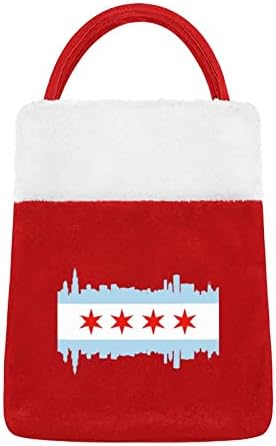 Chicago City zastavačke torbe luksuzne torbu Xmas Sack za svečane ukrase