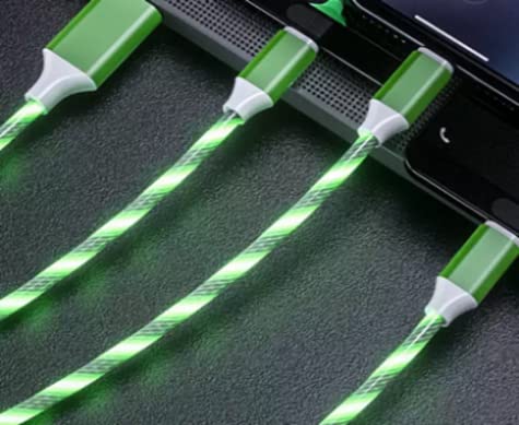 3ft animirani USB užareni LED kabel za punjenje za Micro USB