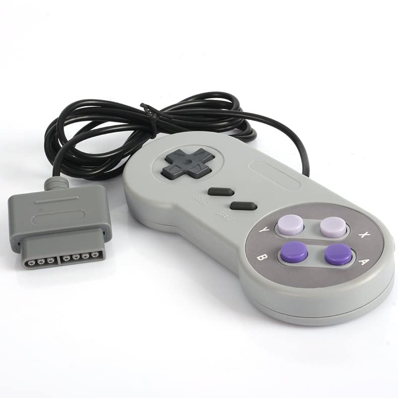 ROJUNA 2 PACKS Regulator za zamjenu Gamepad za SNES, kontroler igara za originalni super Nintendo