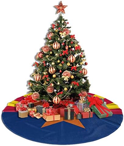 LveShop Arizona Flag Božićna suknja Luksuzna okrugla zatvorena vanjska mat rustikalni Xmas Tree Odrezi