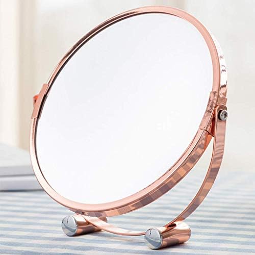 Lxdzxy ogledala, ogledalo za ispraznost okruglo ogledalo za šminkanje, metalna stolna ogledala