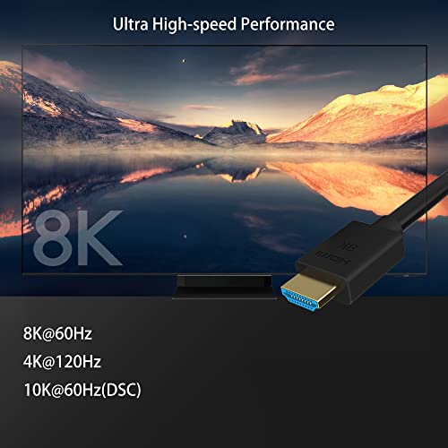 Parallel World Ultra HD 8K HDMI kabl 2.1 sa 8k @ 60Hz 4K @ 120Hz 48Gbps Earc Crystal Clear