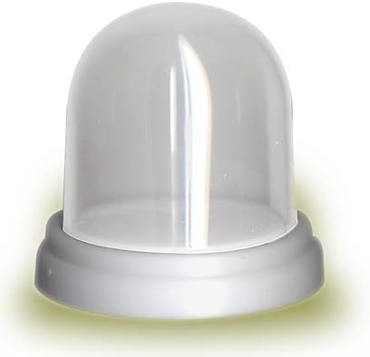 Nacionalna ARTCRAFT® sitna čista plastična kupola za prikaz s uklonjivom bazom