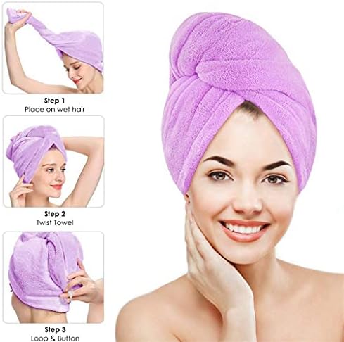 Poklw ručnik 1pc Microtiber kose brzo sušenje ručnik za ručnik za kadu za ručnik brza kapa turban