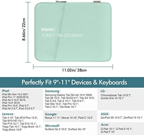 Moko 9-11 inčni rukav za tablet odgovara iPad Air 5 10.9 2022, iPad Pro 11 m2 2022-2018, iPad 10. 10.9 2022,