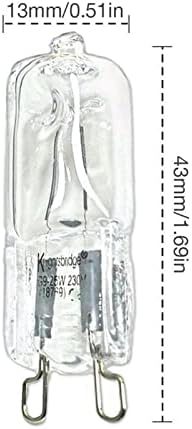 MZUHI YFlifangting G9 lampa za pećnicu visoke Temperature izdržljiva halogena sijalica lampa