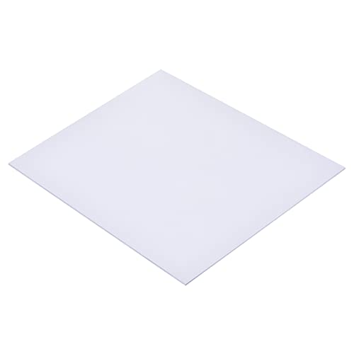 MECCANIXITY bijeli ABS plastični Lim 10x8x0, 04inch za građevinski Model, DIY zanati, Panel, pakovanje