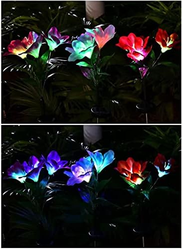 SDGH 3 pakovanje cvijeće solarno svijetlo šarena LED lav lampa na otvorenom ukrasna lagana LED tačka lagana