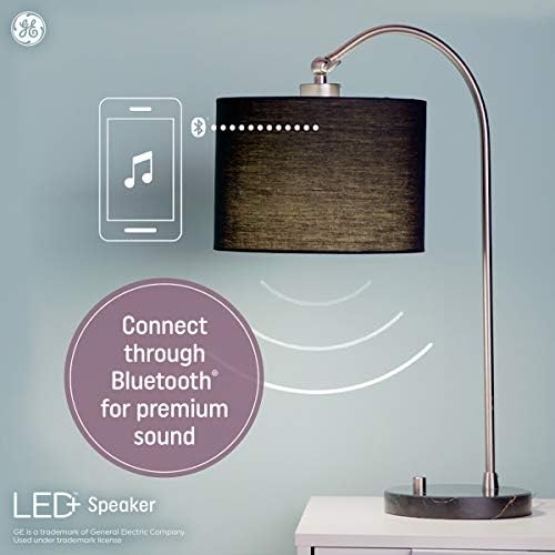 Ge rasvjeta LED+ sijalica za zvučnike, meka Bijela, Bluetooth zvučnik, nije potrebna aplikacija ili Wi-Fi, daljinski