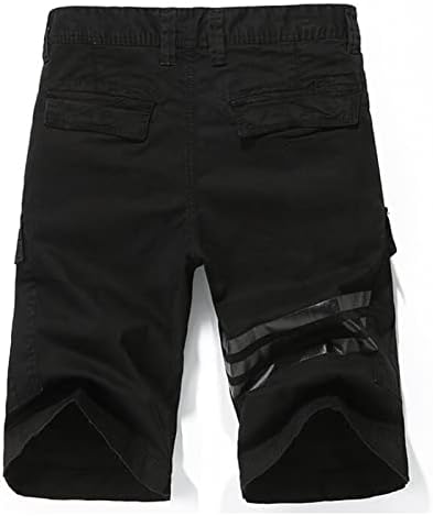 Muške pune boje pamučne hlače na otvorenom više džepovima kratke povremene lagane vojne kratke hlače