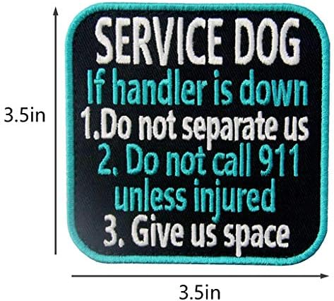 Servisni psi Medicin Ne Svi invaliditet su vidljivi upozorenja prsluk / pojasevi moralni taktički patch