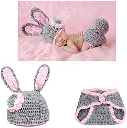 Swovo baby Outfit slatki pleteni zeko zec za djevojčice novorođene bebe fotografije rekviziti za novorođenčad