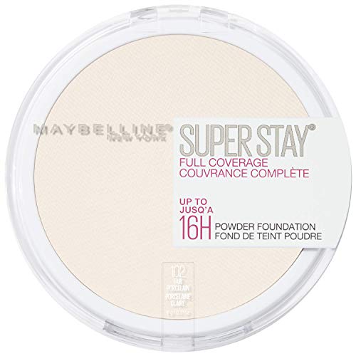Maybelline Super Stay Full cover puder Foundation Makeup, do 16 sati habanja, meka, kremasta mat podloga, fer